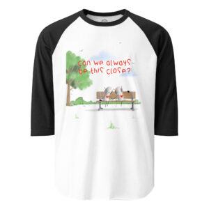 3/4 Sleeve Raglan Tee - Various Sizes