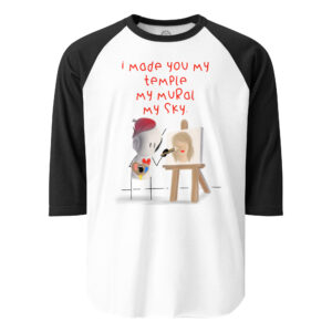 3/4 Sleeve Raglan Tee - Various Sizes